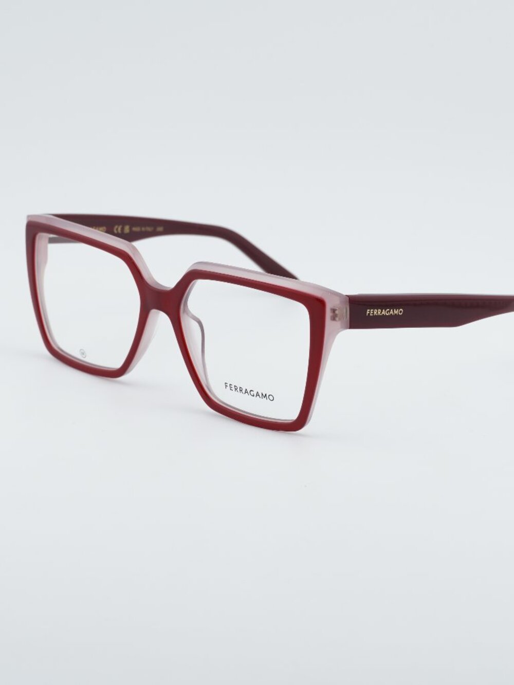 Salvatore Ferragamo SF2950N 614 Eyeglasses Burgundy 54mm Square Frame